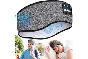 LC-dolida Auriculares Bluetooth 5.4, Diadema para Dormir, Antifaz, Auriculares Deportivos, Música, para Entrenamiento, Correr, Yoga, Viajes