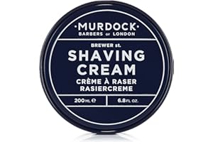 Murdock London Shaving Cream | Rich Luxurious Texture Softens and Soothes | Made in England | 200ml