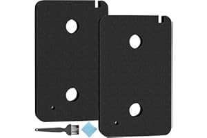 QAQGEAR Filtro de Espuma Secadora para Miele 9499230, Filtro Bomba de Calor Secadora Fina Gruesa 220 x 130 x 30 mm, Esponja de Filtro de Espuma, Filtro de Pelusas, secador de Condensador (2 Unidades)