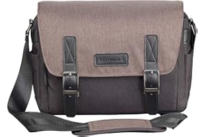Cullmann 91711 Bristol Maxima 322+ Kameratasche im Messenger-Stil mit Tablet-Fach, Farbe braun, 270x180x100mm
