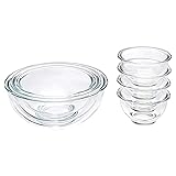 AmazonCommercial Mixing Bowls, 7 Piece Set, Lids Not Included
