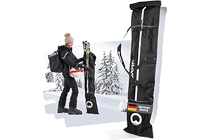 Otaro Ski Bag 2 Pair Ski & Pole Carrier | Removable Shoulder Strap