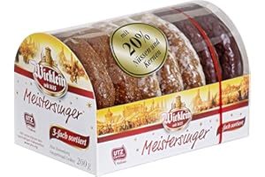 Wicklein Feine Nürnberger "Meistersinger" Oblaten-Lebkuchen, 3-fach sortiert, 200 g (1er Pack)