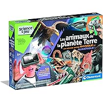 Clementoni Scientific Animals Box - Educational VR Science Kit With Molds & Figurines For Kids 8+