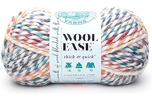 Lion Brand Yarn Company 80 Percent Acrylic 20 Percent Wool Ease Thick and Quick Yarn, Hudson Bay, one Size, 640-610