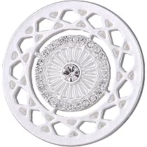 Quiges Baum Des Lebens Münzanhänger – 33mm Austauschbare Edelstahl-Münze Für Individuelle Schmuckkreationen