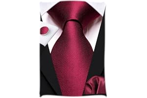 Hi-Tie Ties for Men Silk Necktie Handkerchief Cufflinks Wedding Formal Party Gift for Men