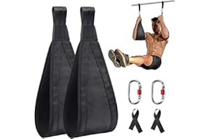 DASKING Cinghie Addominali, Fitness Ab Straps, Abdominal Slings da Appendere per Barra Trazioni, Cinghia Addominale per Allenamento Addominali, Sollevamento Gambe, Potenziamento Muscolare