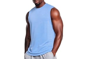 Zengjo Mens Vest Tops Running Sports Quick Dry Gym Tank Top Sleeveless T Shirt Moisture Wicking