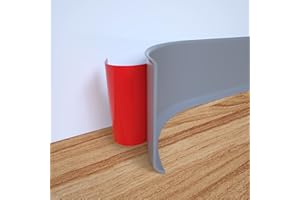 NeatiEase 1 rodapié, Gris, 10 cm(W) x 5 M(L)