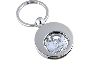 Jadani High Quality Key Ring with EK Chip Zodiac Sign