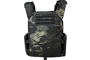 TWINFALCONS EMERSONGEARS Taktische Plattenträger, Leichter Taktische Plate Carrier Schutzweste aus 1000D Nylon Schnelllösesystem MOLLE Kompatibler Plattenträger für Paintball Airsoft