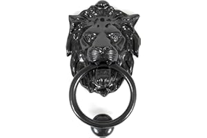 FROM THE ANVIL Von Anvil 33018 Löwenkopf Türklopfer – Schwarz