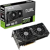 ASUS Dual GeForce RTX™ 4070 12GB GDDR6X (PCIe 4.0, 12GB GDDR6X, DLSS 3, HDMI 2.1, DisplayPort 1.4a, 2.56-Slot Design, Axial-t