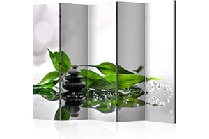 BIOMBO B&D XXL murando Biombo 225x172 cm de Impresion Bilateral en el Lienzo de TNT Decoracion Foto Biombo de Madera con Imagen Impresa Separador Grande Home Office -b-B-0186-z-c