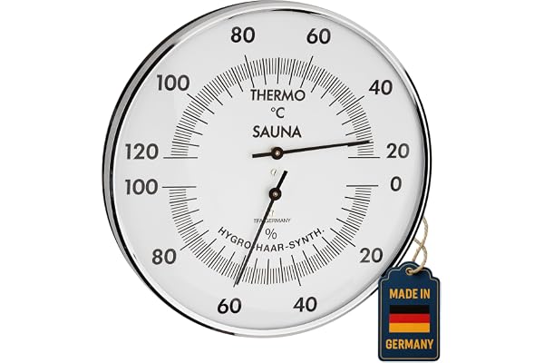 TFA 40.1032 Thermo-hygromètre pour sauna Cheveu synthétique (Import Allemagne)
