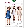 Burda Sewing Pattern 9420 Flared pinafore dresses 2-7 EASY