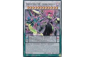 LEDE-DE100 - Oberster König Z-ARC - Synchro-Universum - Super Rare - 1. Auflage - Deutsch - Legacy of Destruction - mit LMS Trading Fieldcenter-Karte Yugioh