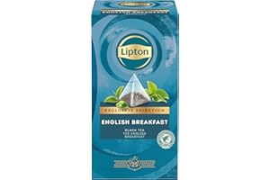 Infusión pirámide Lipton - Thé English Breakfast, Té Inglés - 25 unidades