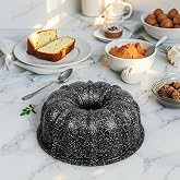 Deconox Thermo D&ouml;k&uuml;m G&ouml;vdeli 24cm Granit Kaplama Klasik Kek Kalıbı, Dilimli Kalıp, Yanmaz Yapışmaz Granit Kaplama D&ouml;k&uuml;m