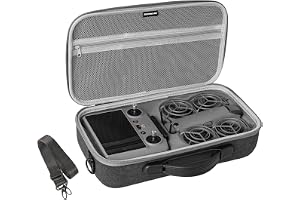 ZJRXM Tasche für DJI Neo 2 Zubehör und RC 2 Controller, Tragbar Schutztasche für DJI Neo 2 Drohne,RC 2 Controller,Neo 2 Akku,Zweiwege-Ladestation, Kompakte Reisetasche