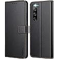 Ganbary Cover compatibile con Sony Xperia 10 V, Premium Pelle PU Portafoglio Flip Libro Libretto Custodia per Sony Xperia 10 