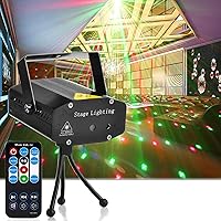 DJ Disco Lichter Party Licht Bühnenbeleuchtung Projektor Sound Aktiviertes Blitzlicht mit Fernbedienung für Partys Home…