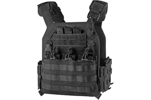 VOTAGOO GEAR Tactical Vest Airsoft Military Vest, Breathable Paintball Vest, Plate Carrier Paintball Chest Protector