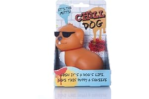Boxer Gifts Chill Dog zabawka łagodząca stres | pomaga w leczeniu lęku | urodziny Boże Narodzenie sekretny Mikołaj wypełniacz skarpety prezent dla miłośników szczeniaków,