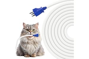 REFLYING 2 Metri-8mm Guaina per Cavi Autoavvolgente, Nascondere 1 filo, Cani Gatti Cavi di Protezione, Impedisci Agli Animali Domestici di Masticare i Cavi, Guaina per Cavi Espandibile, Bianco