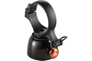 Granite Cricket Sonnette de vélo avec Mode de Son Unique et Mode de Sonnette constante, Sonnette de vélo pour guidons de 22,2 mm à 35 mm