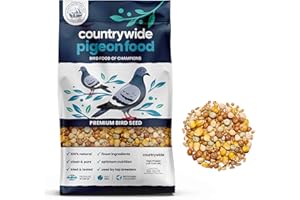 Countrywide High Protein Low Cost Pigeon Food 20kg - Quality Dust-Free Ingredients - All Year Round Seed Mix For Pigeons - Premium Grade Pigeon Corn - Rich in Proteins, Energy and Vitamins