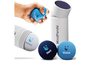 MindPanda Geist & Körper Gel-Stressball für Erwachsene – Handtherapie Anti Stress Bälle Quetschbälle mit drei Dichten – Angst und Stressabbau – Griffstärkender Handtrainer, Fingertrainer