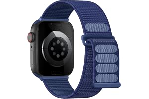 Lenrao Nylonsportarmband kompatibelt med Apple Watch-armband 38/40/41/42/44/45/46/49 mm, för kvinnor och män för iWatch Serie