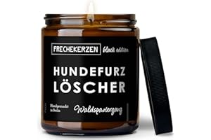 Funny Scented Candle with Text, for Dog Owners and Dog Lovers, Handmade from Soy Wax, in Gift Box, Valentine's Day/Birthday Gift, Guest Gift, Forest