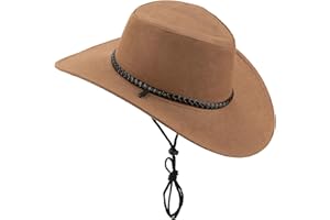 DEGUISE TOI Cowboy-Hut aus Wildlederimitat - Braun