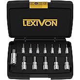 VORXEON 13Pcs Metric Allen Hex Bit Socket Set 2MM-14MM, 50BV30 CR-V ...