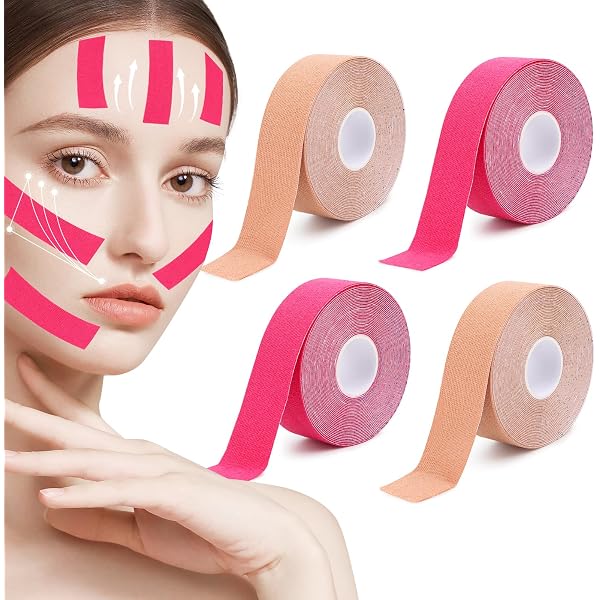 KIRZAX Face Lift Tape, 4er-Pack – Anti-Falten-Patches Für Nachts, Strafft & Glättet Haut