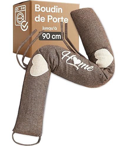 Cale Porte Chat En Tissu 79 Cm - Design Shabby Chic, Boudin Anti-fuite Pour Animaux