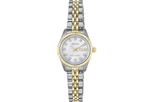 Armitron Women's Genuine Crystal Accented Day/Date Function Bracelet Watch, 75/2475