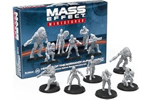 Mass Effect Heroes of the Normandy Alpha Resin Collectors Miniaturowy zestaw – ulepsz swoją grę dzięki miniaturom stołowym! Wiek 14+, 1-4 graczy, 45-90 min. czas odtwarzania, wykonany przez Modiphius