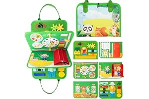 Eutionho Sensory Mat Toy Kit for Autism,34-in-1 Special Needs Developmental Toys for Kids 1/2/3 Years Old,Early Educational and Sensory Toys Preschool Learning Toys Travel Toy for Autism ADHD