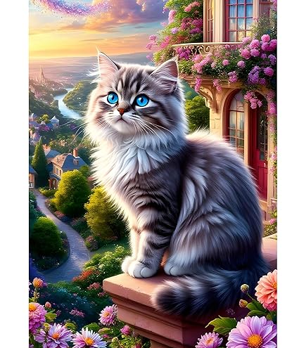 DPHERO Calico Cat Diamond Painting Kits voor beginners en volwassenen