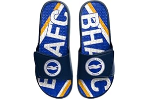 FOCO Brighton & Hove Albion FC EPL Football Premier League Championship Mens Size 10/11 Pool Shower Sliders