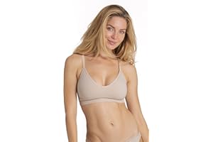 Dorina REVIVE - Bralette Sans Armatures pour Femme, Design Sans Couture, Coussinets Amovibles, Style Dos Nageur, Microfibre Confortable en Maille Circulaire