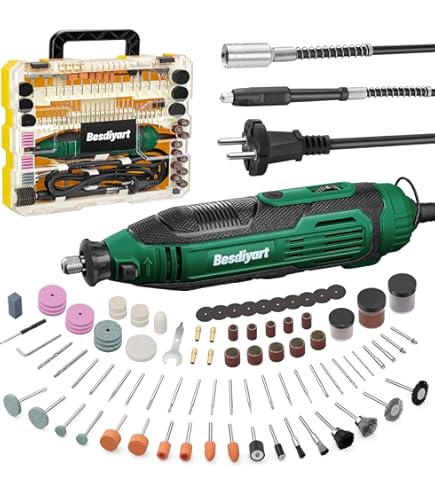 Kit Utensile Rotante GOXAWEE - 181 Accessori, 5 Velocità, Albero Flessibile - Foto 2