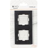 Viko Novella Black Double Frame