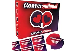 TAYLISE CONVERSATIONAL Couples Edition – 108 Conversation Starters for Him, Her, Anniversary, Boyfriend, Girlfriend, Husband, Wife Love Present, Valentines Day Gift, Stocking Filler