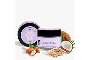 TAILS & BONES Paw Butter for Dogs & Cats Soothing & Healing Balm for Pets Lick Safe & Softens Dry Cracked Paws (50gms)