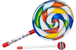 Percussion Plus PP1189 Lollipop Drum,Multicolor,8"